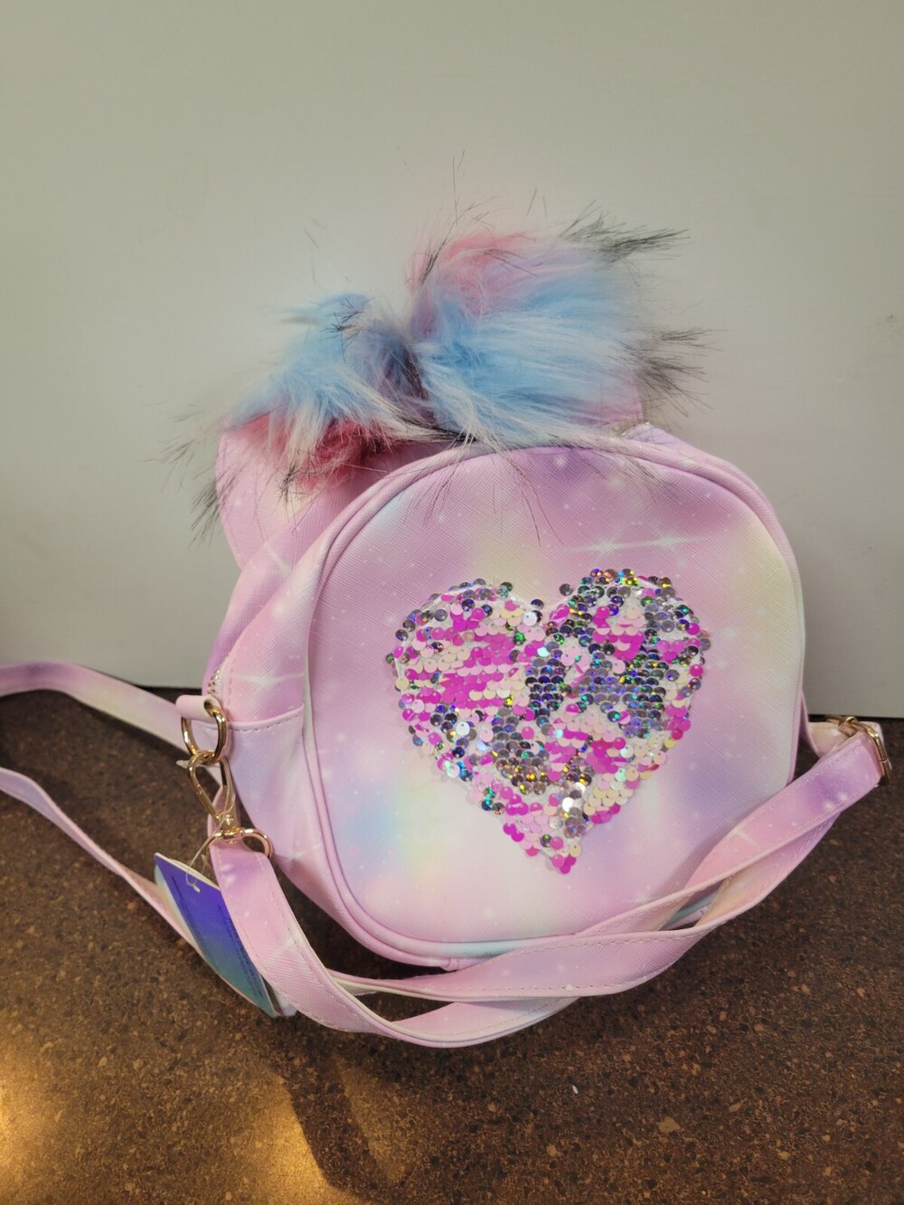 Under One Sky Unicorn Crossbody Bag, Whimsical Purse Designed in Los Angeles - Picture 4 of 5